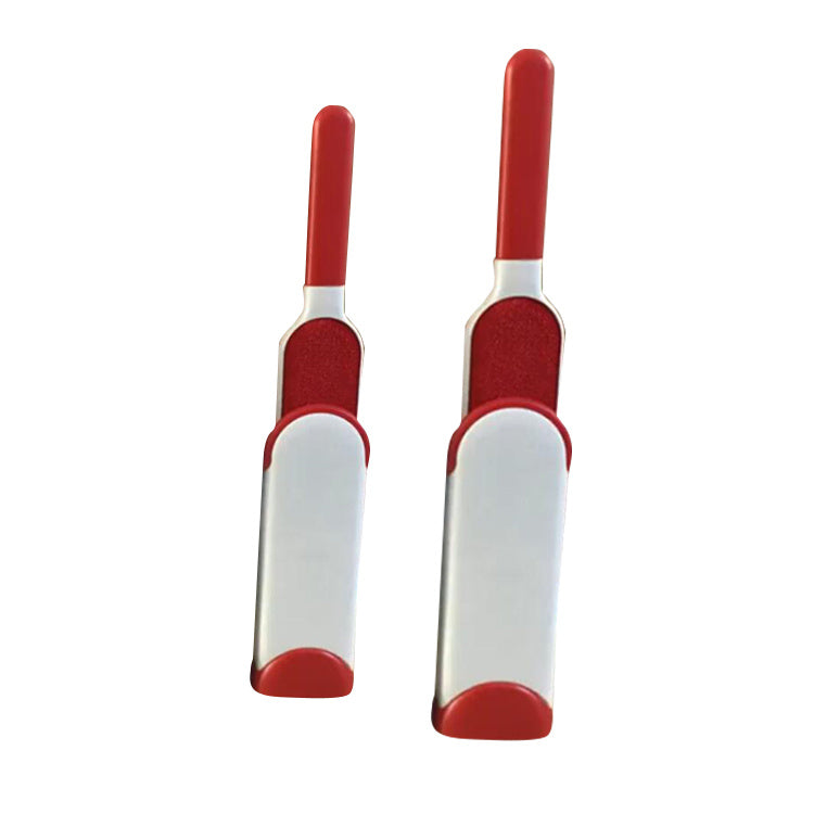 Reusable dog hair remover with self-cleaning base