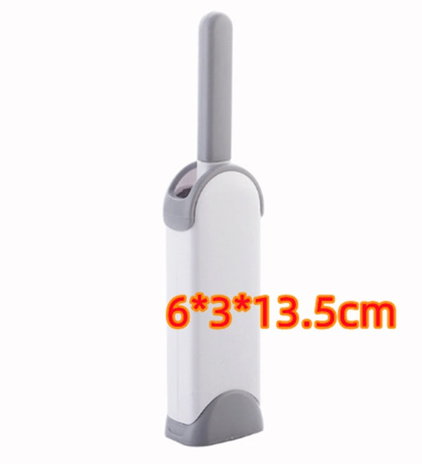 Reusable dog hair remover with self-cleaning base