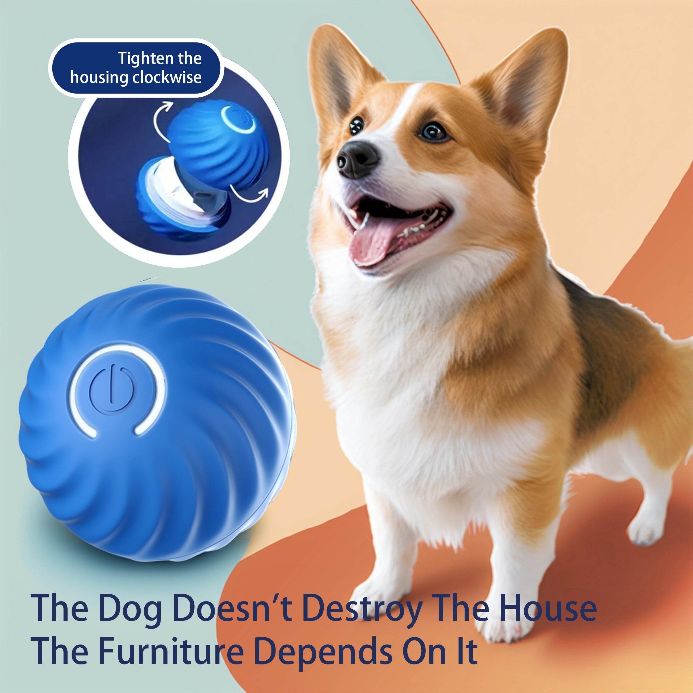 Interactive Bouncing Ball For Dogs