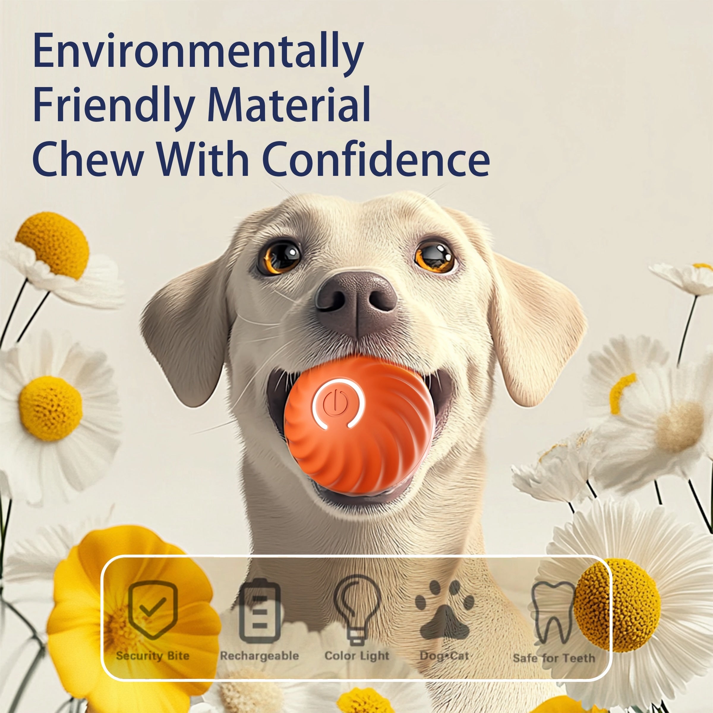 Interactive Bouncing Ball For Dogs