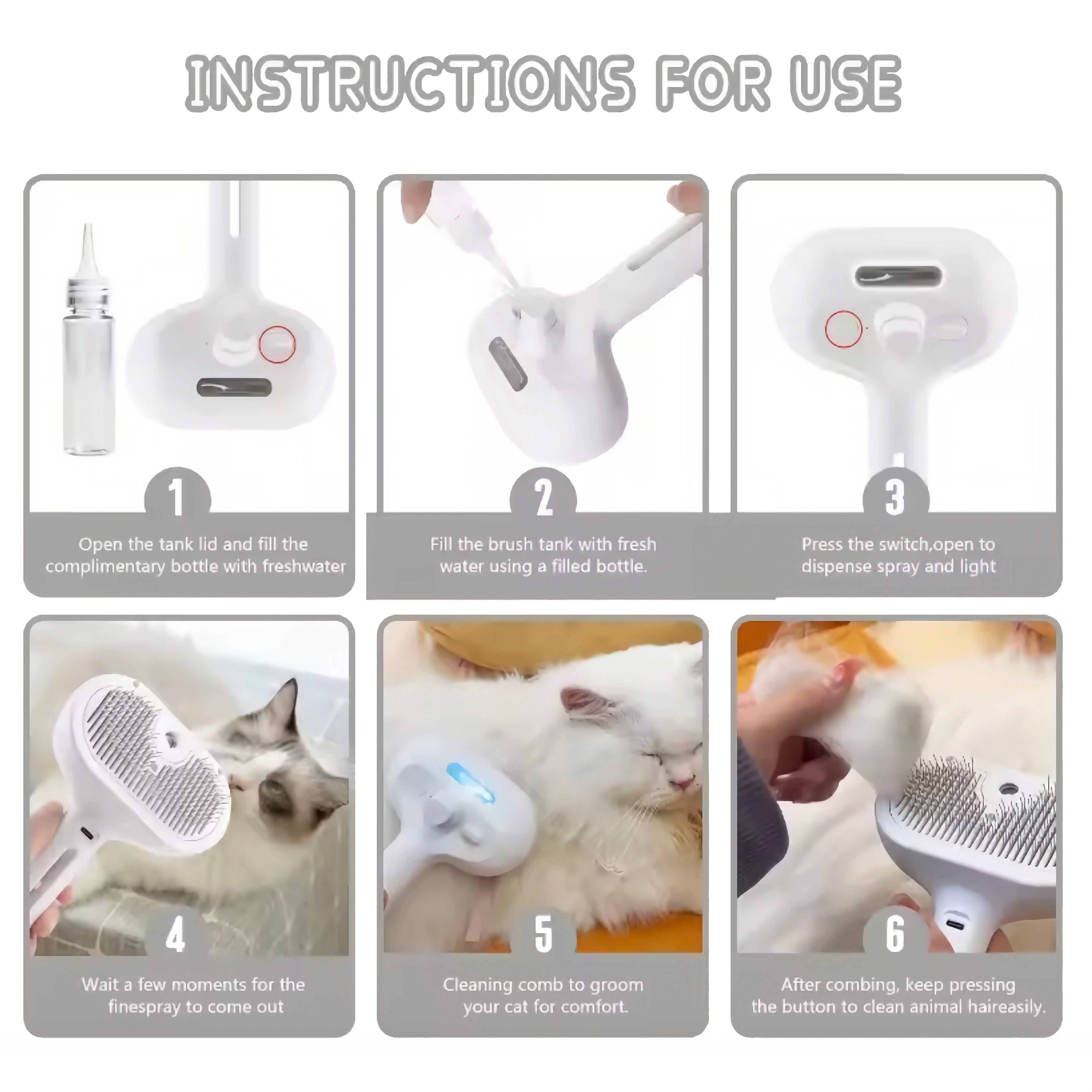 Self Cleaning Pet Brush