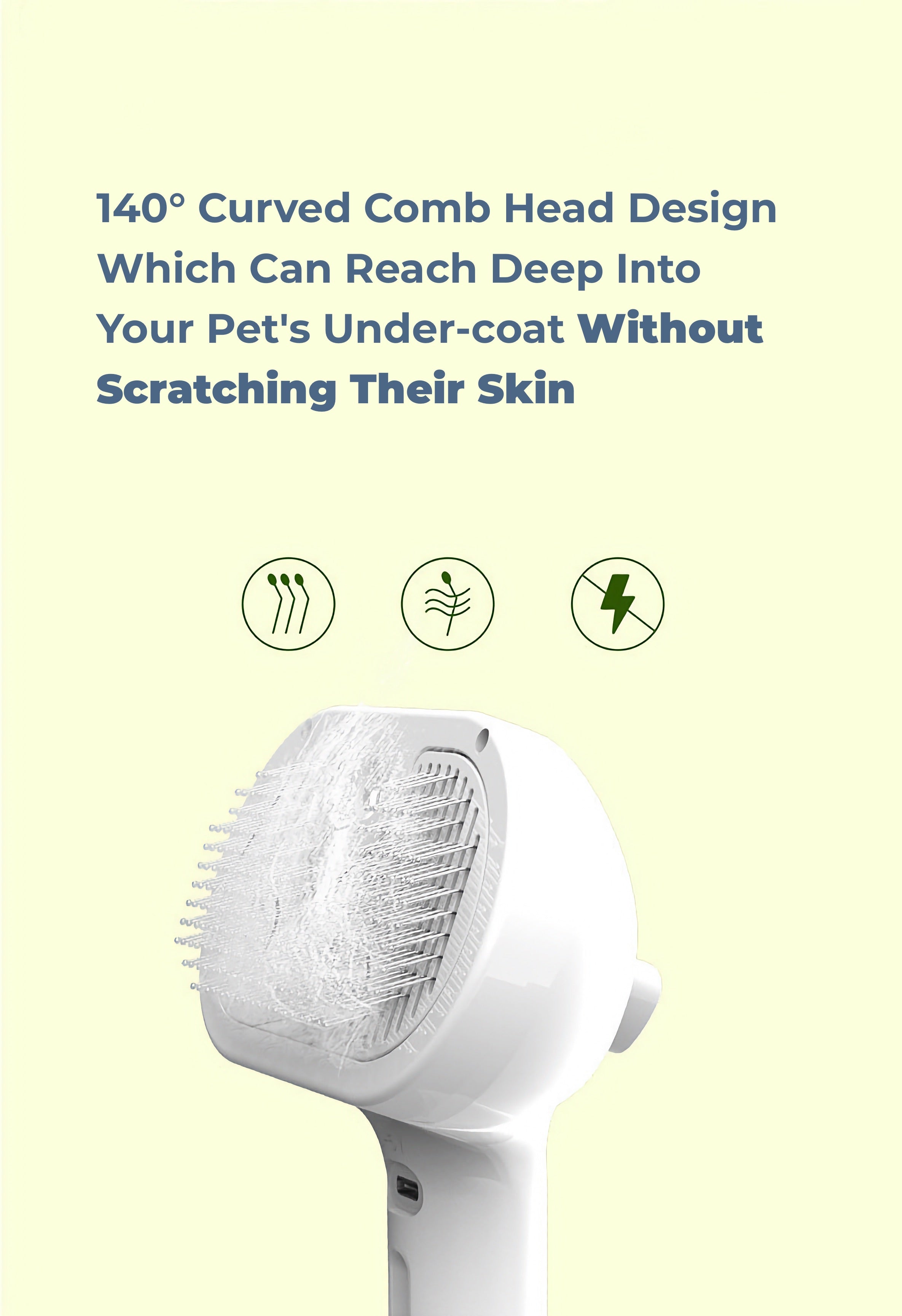 Self Cleaning Pet Brush